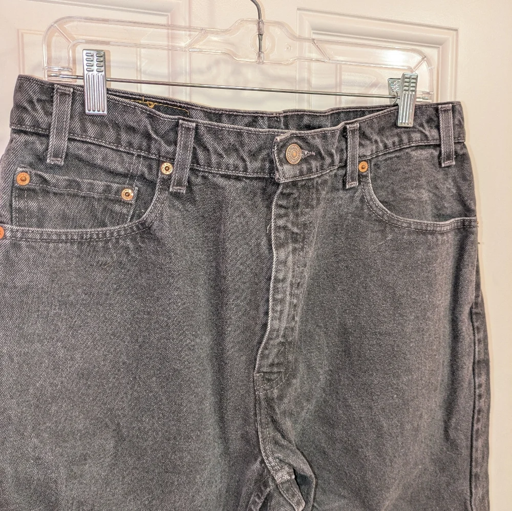 ❤ Levis 505 Black Jeans Pants Men's 36 EUC Vintage 1998
